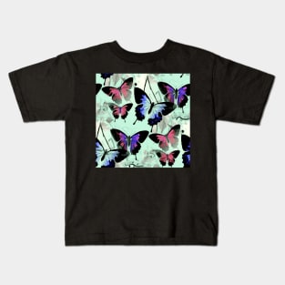 Realm of Sweet Morpho Butterflies Kids T-Shirt